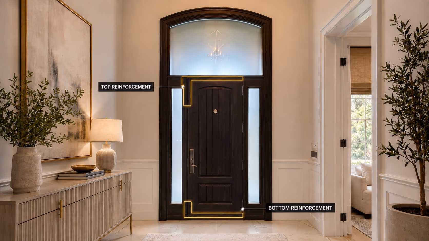 ARX Guard reinforced front door on a GTA home